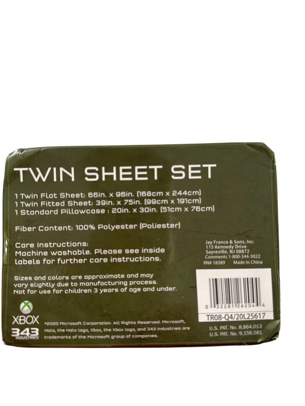 Halo Infinite Master Chief New Twin Sheet Set Microfiber Bedding